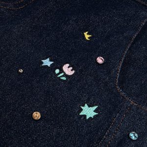 Concert Outfit Fun Embroidered Barrel Jeans