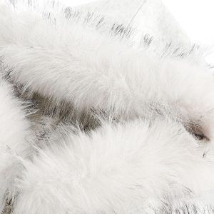 Concert Outfit Fur Collar Stitch Detail Cardigan