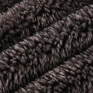 Concert Outfit Fur Hooded Quilted Sherpa Jacket