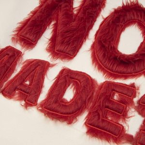 Concert Outfit Fur Patchwork Embroidered Stitching Hoodie