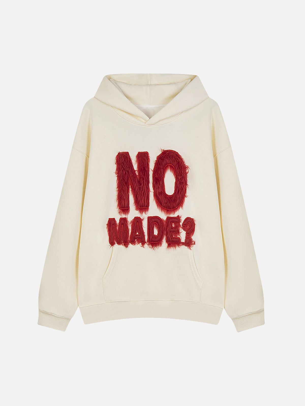 Concert Outfit Fur Patchwork Embroidered Stitching Hoodie Concert Outfit Fur Patchwork Embroidered Stitching Hoodie