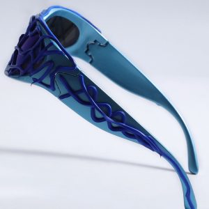 Concert Outfit Futuristic Wavy Frame Sunglasses