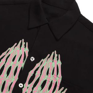 Concert Outfit Ghost Hand Ghost Claw Casual Print Shirt