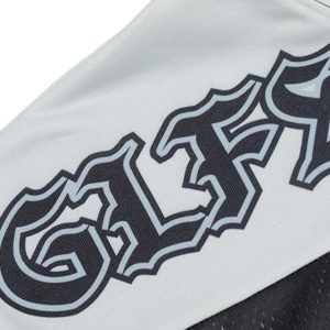 Concert Outfit Gothic Style Embroidered Jersey T-Shirt