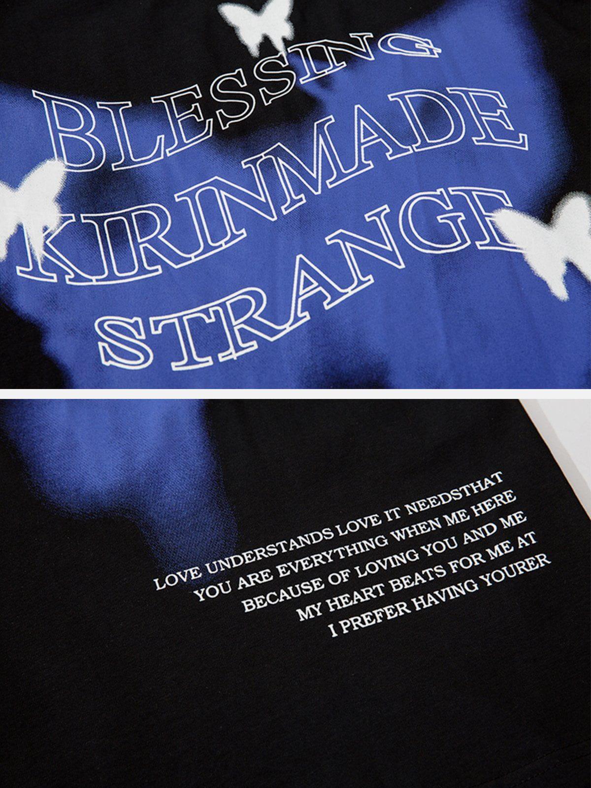 Concert Outfit Gradient Butterflies Graphic Tee Concert Outfit Gradient Butterflies Graphic Tee