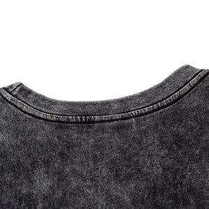 Concert Outfit Gradient Tie-Dye Raw Edge Vest