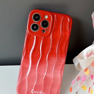 Concert Outfit Gradient Wavy Texture Mobile Phone Case