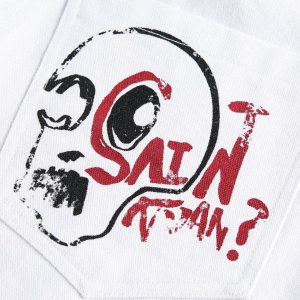 Concert Outfit Graffiti Art Denim Shorts