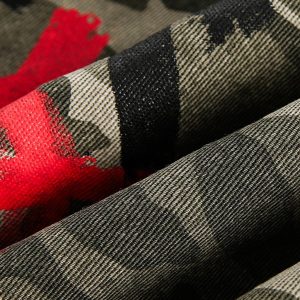 Concert Outfit Graffiti Camouflage Baseball Bomber Jacket