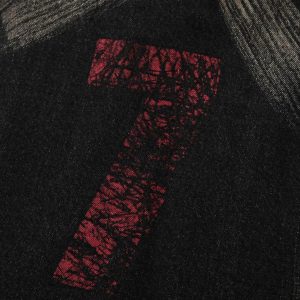 Concert Outfit Graffiti Camouflage Patchwork Hooded Jacket