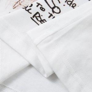 Concert Outfit Graffiti Letter Print Oversized T-Shirt