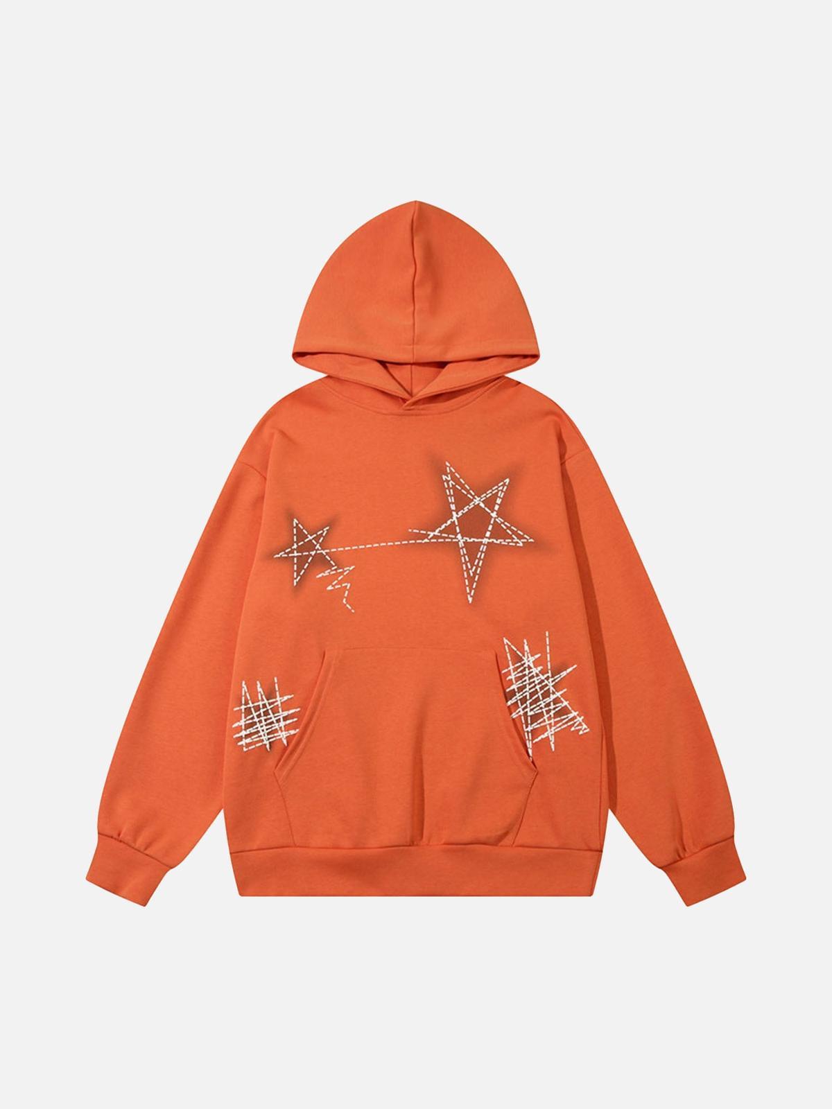 Concert Outfit Graffiti Star Hoodie Concert Outfit Graffiti Star Hoodie