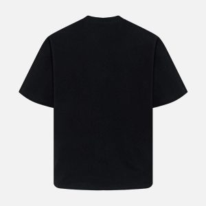 Concert Outfit Graphic Patch Letter Print T-Shirt