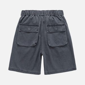 Concert Outfit Graphic Print Drawstring Shorts