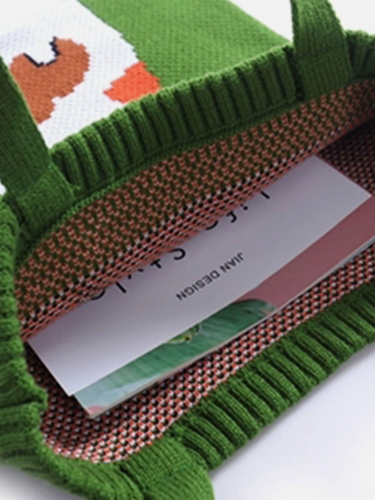 Concert Outfit Guitar Cat' Graphic Knitting Bag Concert Outfit Guitar Cat' Graphic Knitting Bag