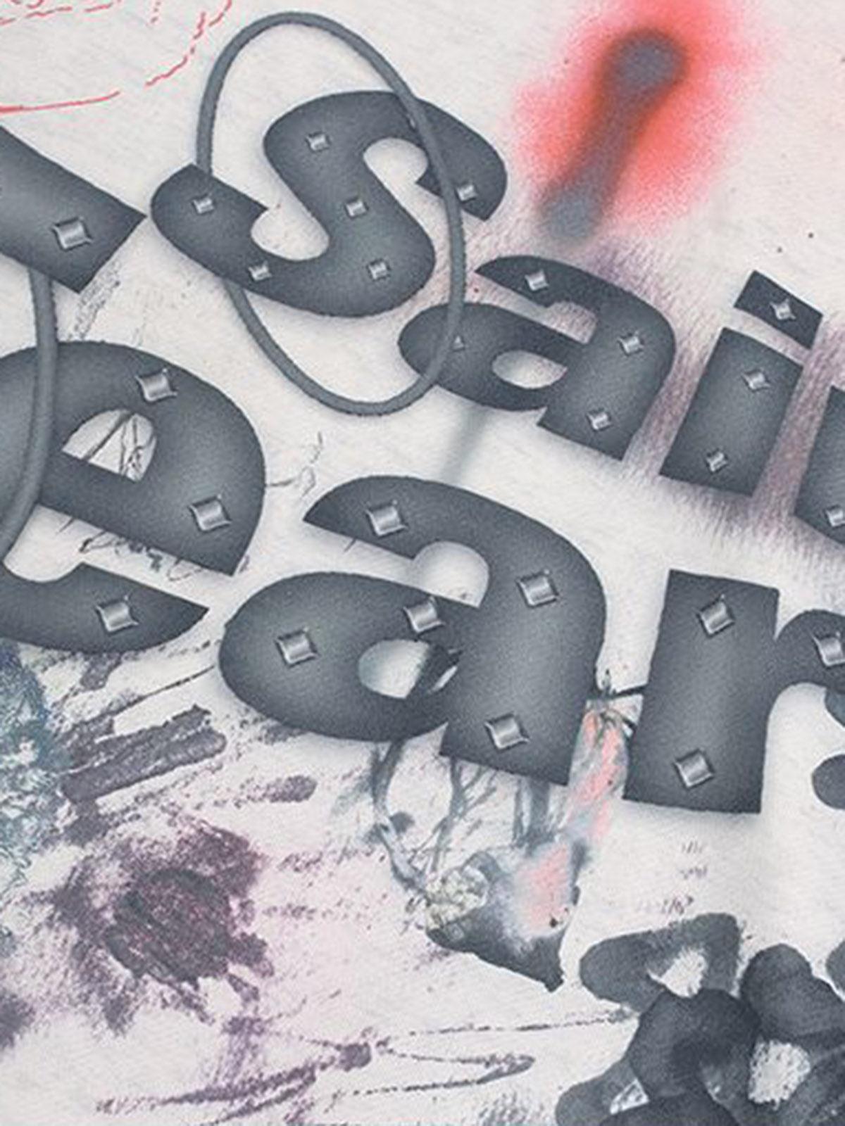 Concert Outfit Hand-Painted Ink Graffiti Hoodie Concert Outfit Hand-Painted Ink Graffiti Hoodie