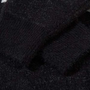 Concert Outfit Hand-Painted Slogan Butterfly Jacquard Cardigan