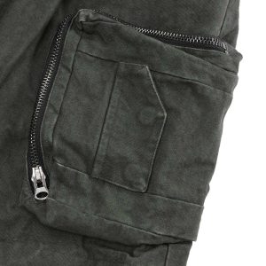 Concert Outfit Heavy Tie Dye Multi Pockets Washed Shorts