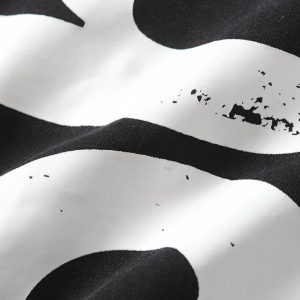 Concert Outfit Heavy Washed Distressed Dirty Print Letter T-Shirt