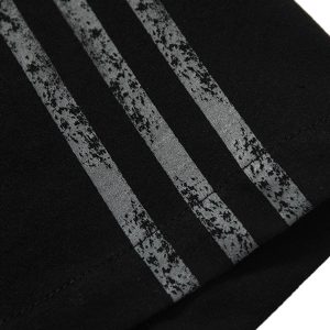 Concert Outfit Heavy Washed Street Metal Collar T-Shirt