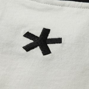 Concert Outfit Heavy Washed Street Metal Collar T-Shirt