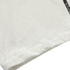 Concert Outfit Heavy Washed Street Metal Collar T-Shirt