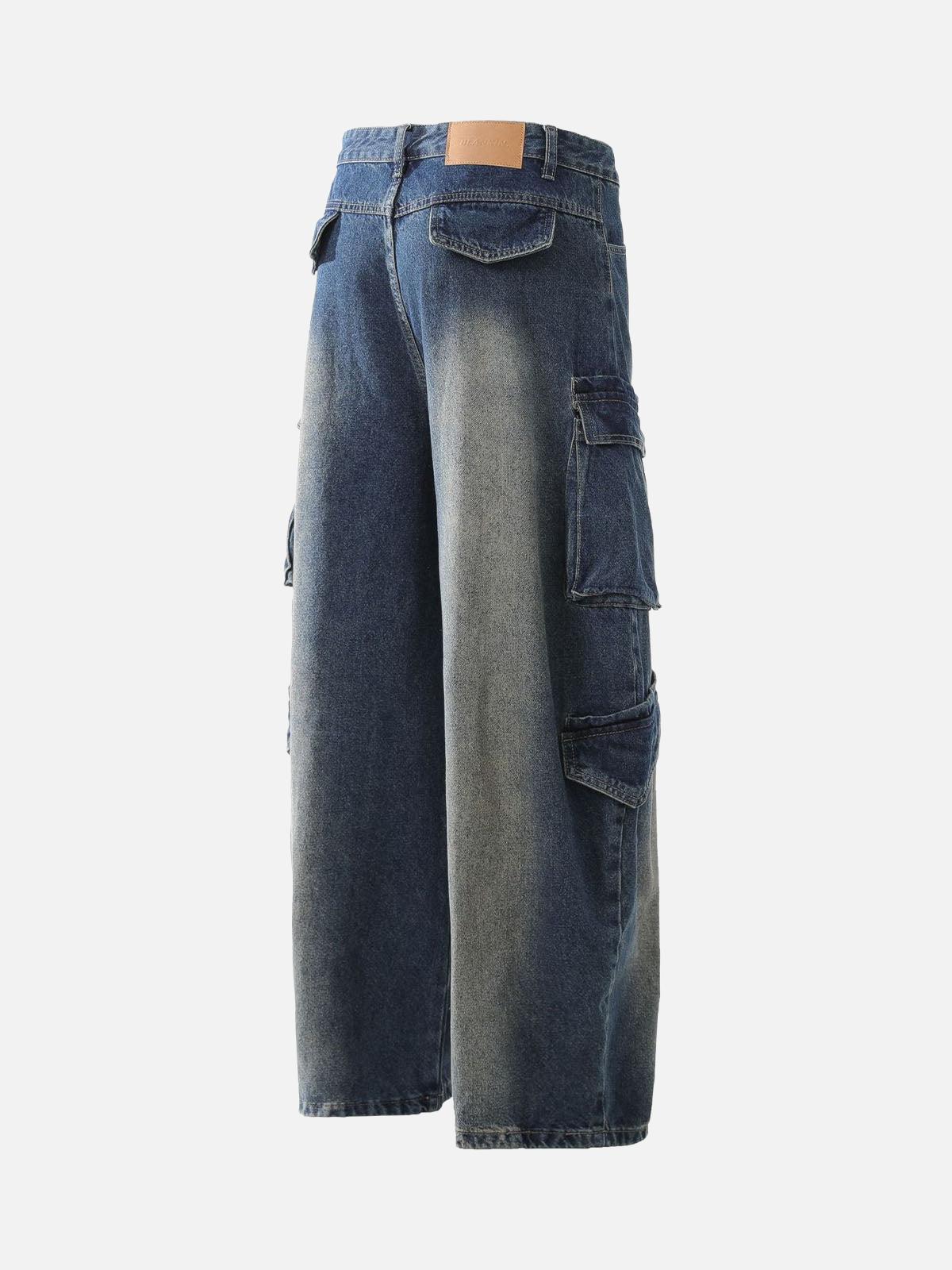 Concert Outfit Heavy Washed Workwear Baggy Barrel Jeans Concert Outfit Heavy Washed Workwear Baggy Barrel Jeans