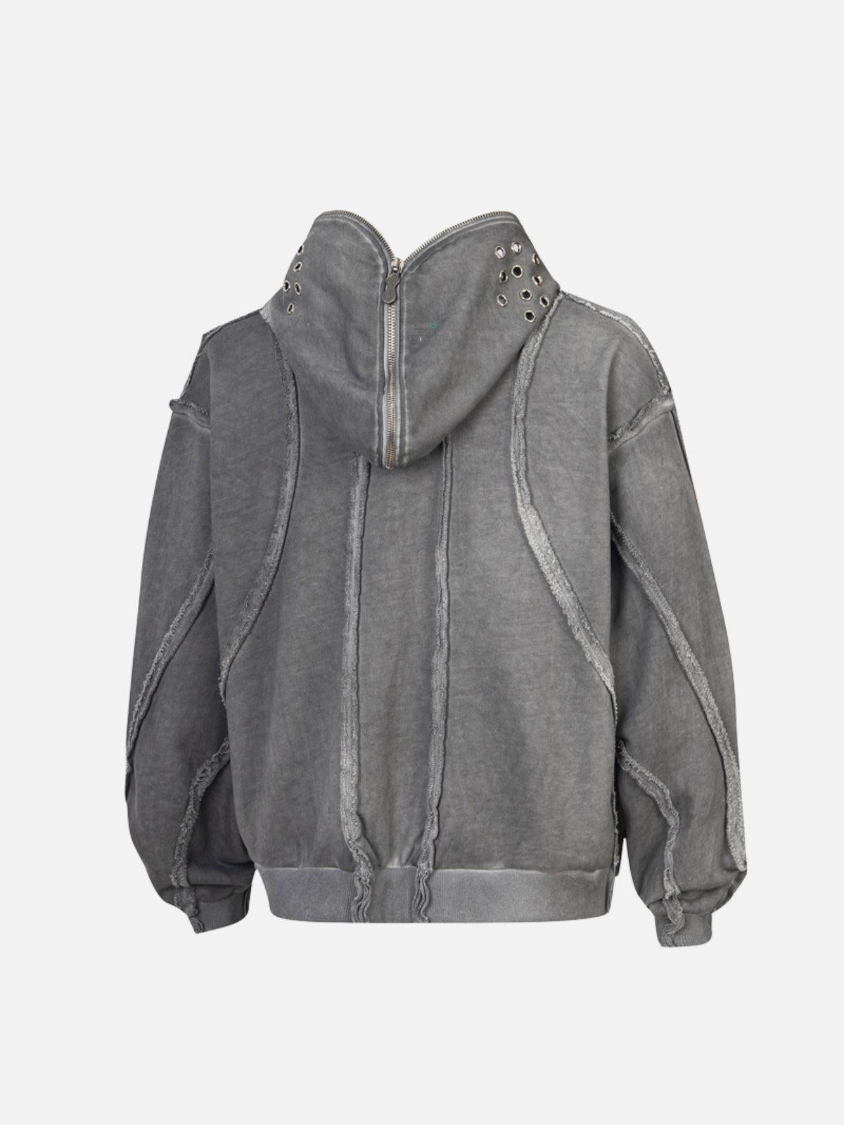 Concert Outfit Heavyweight Batik Washed Distressed Hoodie Concert Outfit Heavyweight Batik Washed Distressed Hoodie