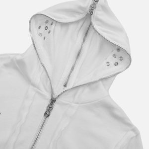 Concert Outfit Heavyweight Batik Washed Distressed Hoodie