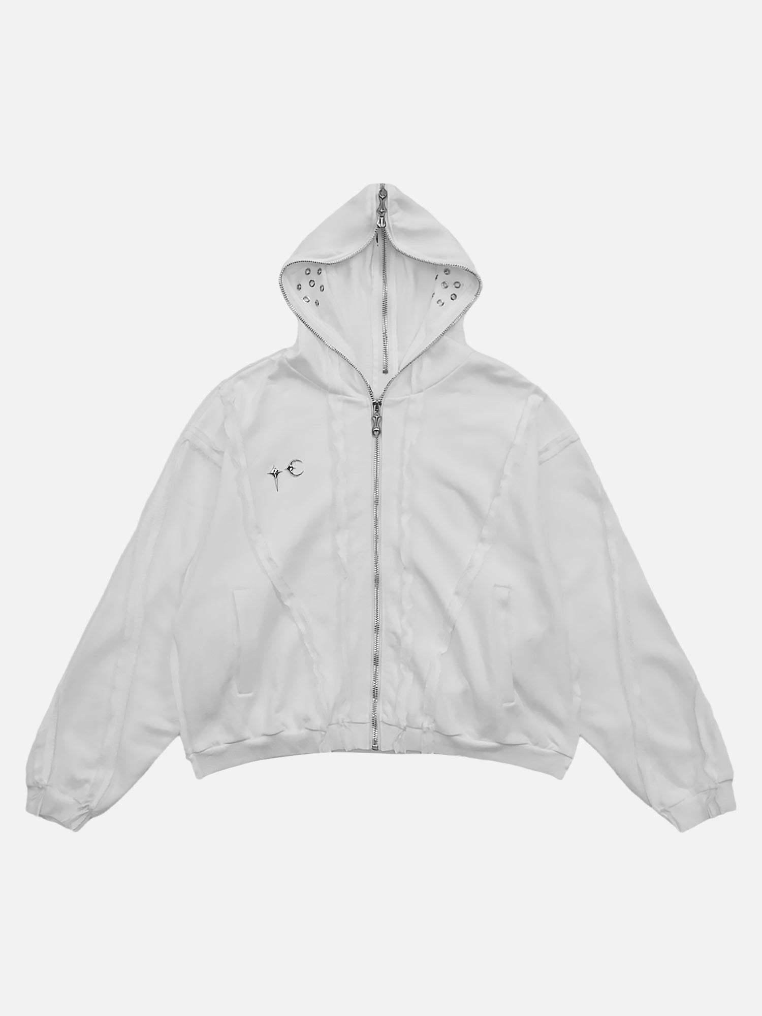 Concert Outfit Heavyweight Batik Washed Distressed Hoodie Concert Outfit Heavyweight Batik Washed Distressed Hoodie