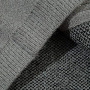 Concert Outfit High Street Abstract Pattern Zipper Stand Collar Cardigan