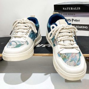 Concert Outfit High Street Breathable Canvas Board Shoes