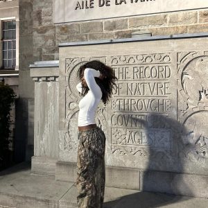 Concert Outfit High Street Camouflage Casual Pants