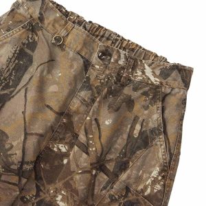 Concert Outfit High Street Camouflage Casual Pants