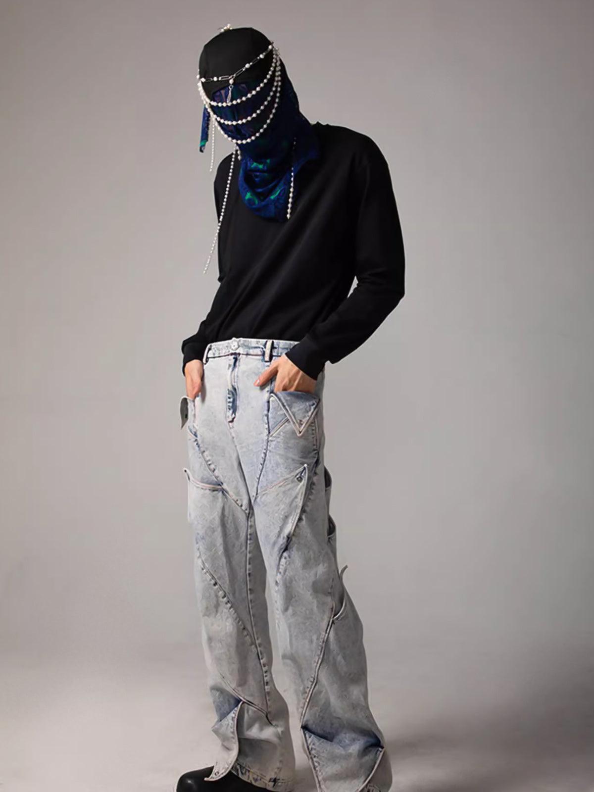 Concert Outfit High Street Deconstructed Washed Jeans Concert Outfit High Street Deconstructed Washed Jeans