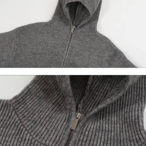 Concert Outfit High Street Half-Zipped Personality Sweater