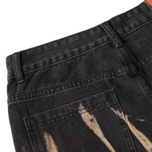 Concert Outfit High Street Hip Hop Hand-Painted Spray-Painted Jeans