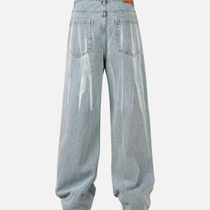 Concert Outfit High Street Hip Hop Hand-Painted Spray-Painted Jeans