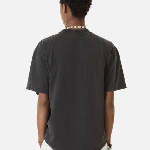 Concert Outfit High Street Hip Hop Hole Design T-Shirt