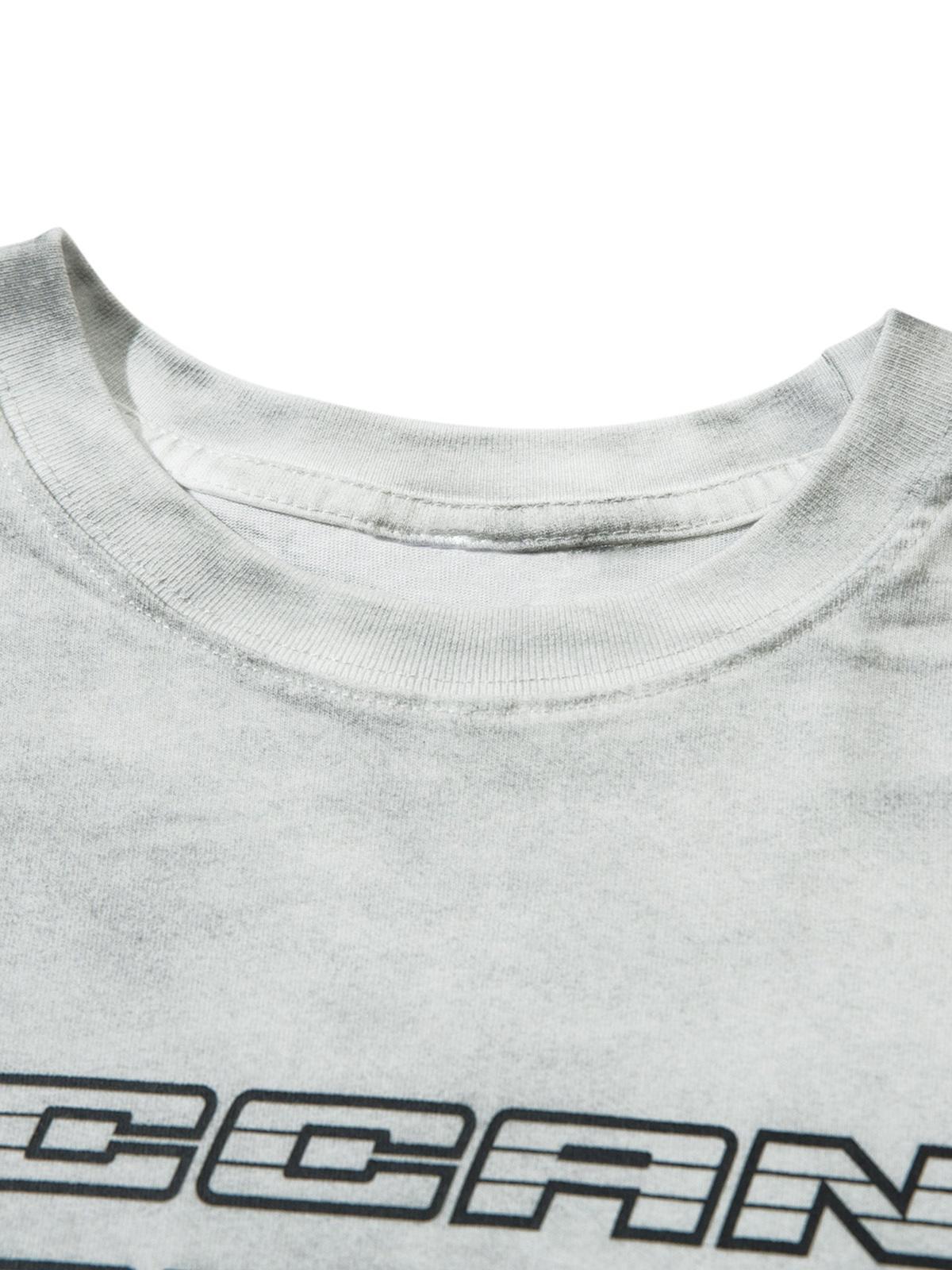 Concert Outfit High Street Hip-Hop Patchwork Long-Sleeved T-Shirt Concert Outfit High Street Hip-Hop Patchwork Long-Sleeved T-Shirt