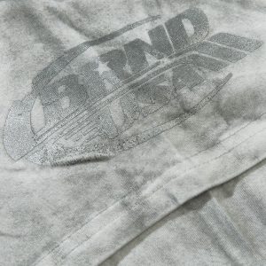 Concert Outfit High Street Hip-Hop Patchwork Long-Sleeved T-Shirt