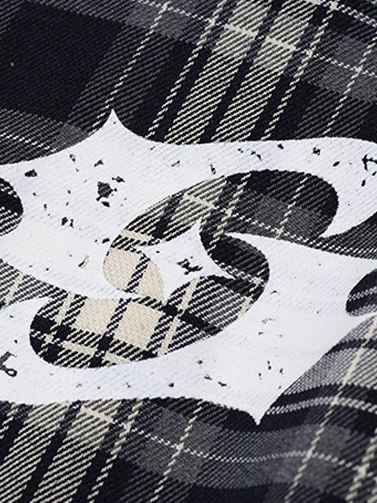 Concert Outfit High Street Hip Hop Spray Print Shirt Concert Outfit High Street Hip Hop Spray Print Shirt