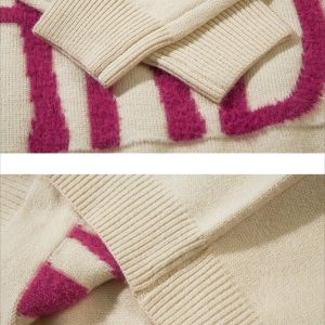 Concert Outfit High Street Hiphop Letter Sweater