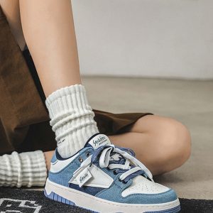 Concert Outfit High Street Hundreds With Casual Slip-On Shoes Couple Models