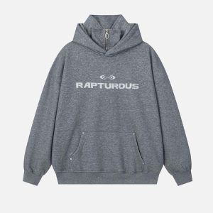 Concert Outfit High Street Letter Leisure Hoodie