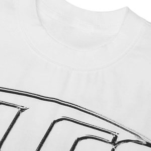 Concert Outfit High Street Letter Print Short-Sleeved T-Shirt