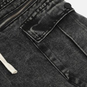 Concert Outfit High Street Loose Drawstring Trousers