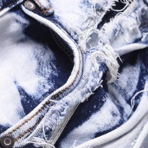 Concert Outfit High Street Old Washed Slim Fit Jeans