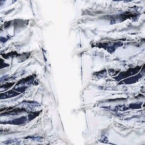 Concert Outfit High Street Old Washed Slim Fit Jeans