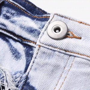 Concert Outfit High Street Old Washed Slim Fit Jeans